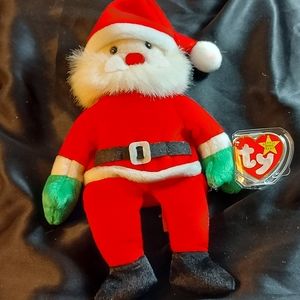 🎅4 for $25- NWT Authentic Ty Toys Plushie Santa Beanie Baby🎅